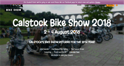 Desktop Screenshot of calstockbikeshow.co.uk